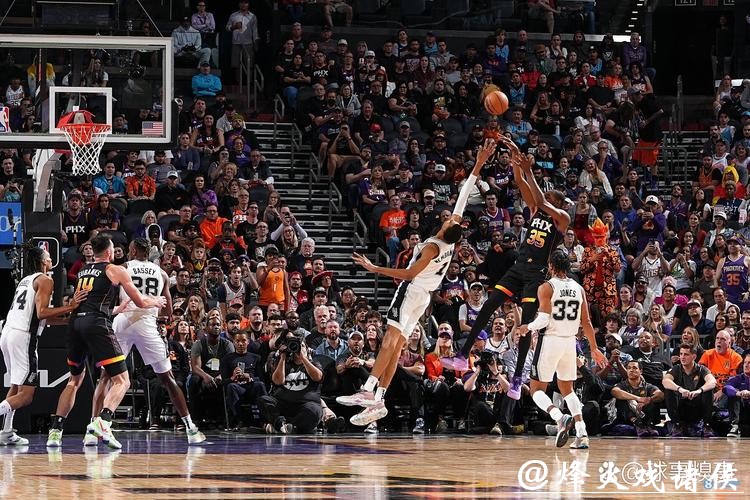 文班42分马刺胜老鹰 杜兰特37+10太阳负步行者