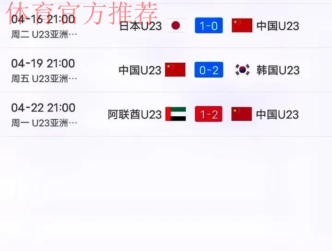 中国国奥队2:1战胜阿联酋队 结束本届U-23亚洲杯征程